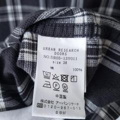 【URBAN RESEARCH DOORS】シャツ チェックの画像