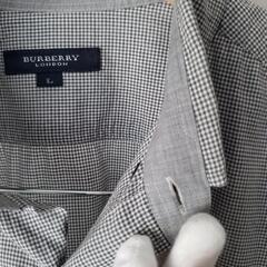 【BURBERRY】シャツ ギンガムチェック メンズ Lの画像