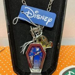 ディズニー　ナイトメアビフォアクリスマス　時計付きネックレスの画像