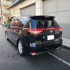 エスティマ　2.4アエラスSパッケージ　H20　車検7/4　走行71000ｋ　純正ＨＤＤナビ＆フルセグＴＶ＆フリップダウンモニター　カラーバックカメラ　両側パワースライドドア　ドラレコ　ETC　7人乗　17AWの画像