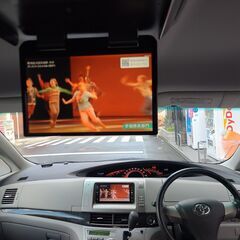 エスティマ　2.4アエラスSパッケージ　H20　車検7/4　走行71000ｋ　純正ＨＤＤナビ＆フルセグＴＶ＆フリップダウンモニター　カラーバックカメラ　両側パワースライドドア　ドラレコ　ETC　7人乗　17AWの画像