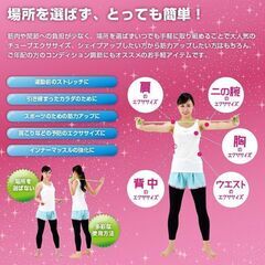 女性もラクラク腕を鍛える「ハンドチューブ」肩甲骨をはがすの画像