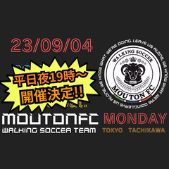ウォーキングサッカー⚽️歩いてプレー！初心者歓迎🔶綺麗な人工芝で...