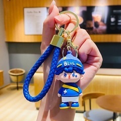 新品高約6.3cm PVC素材 バッグチャーム各色１つずつ在庫の画像