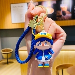 新品高約6.3cm PVC素材 バッグチャーム各色１つずつ在庫の画像