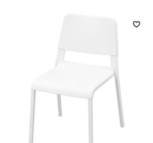 IKEA 白い椅子1脚