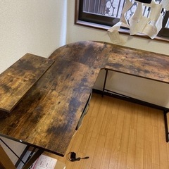 デスク　机　L字