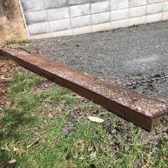 段差スロープ鉄製　幅244、高8、奥行30の画像