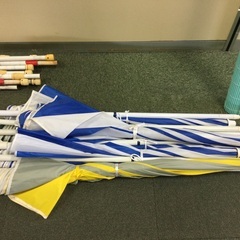 ビーチパラソル・ブラインド・ザル・上り棒の画像