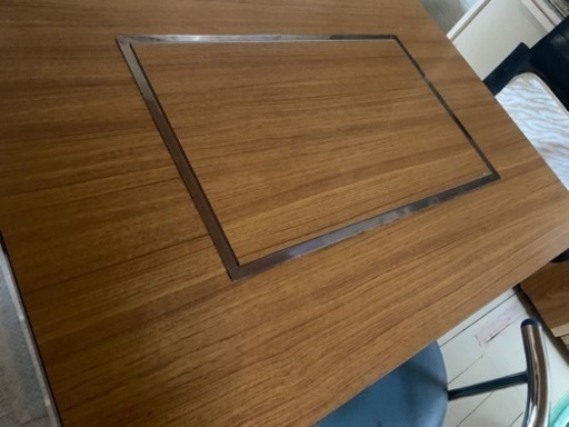 鉄板付きテーブル