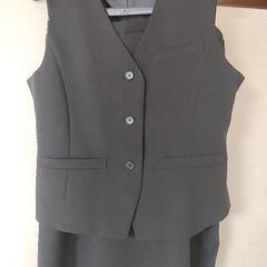 事務服【値下げ中】15号 良品  ベスト・スカートセット