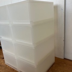 (受付終了)ポリプロピレン収納ケース8個の画像