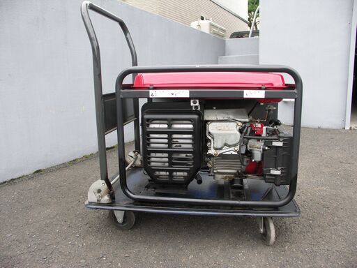 発電機（ガソリンエンジン）取扱説明書・運台車付き　