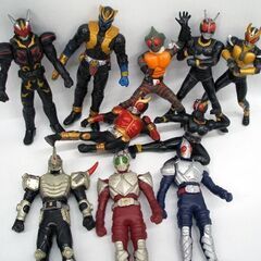 バンダイ 仮面ライダー ミニフィギュア ソフビ 29体セット 歴代ライダー 怪人 まとめて 8cm 9cm 11cm 12.5cm 特撮 レトロ ☆ PayPay(ペイペイ)決済可能 ☆ 札幌市 豊平区 平岸の画像