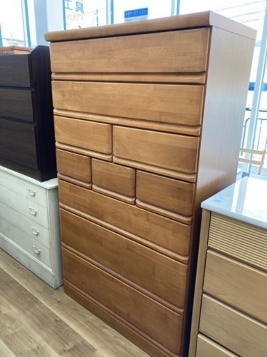 【トレファク高槻店】取りに来られる方限定！サンウッディ　7段チェストのご紹介です！