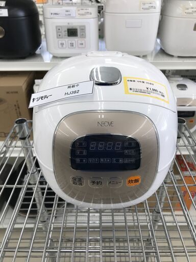 ★ジモティ割あり★ NEOVE 炊飯器 3合炊き 19年製 動作確認／クリーニング済み HJ382