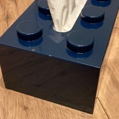 ブロック型 ティッシュ ケース 小傷 擦れ 多め 色あせ ありますの画像