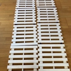 ニトリ　折り畳み　スノコ　ベット　シングル