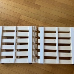 ニトリ　折り畳み　スノコ　ベット　シングルの画像