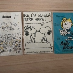 スヌーピーミュージアム限定　ポストカード3枚セット