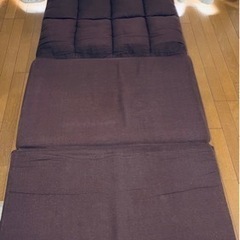 リクライニング付き　ソファーベッド（横幅90cm）の画像