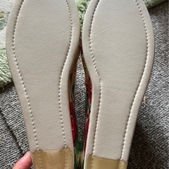 花柄スリッパ　室内履　未使用　美品の画像