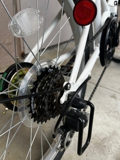 決まりました！折りたたみ自転車　20インチ　シマノ6段ギア