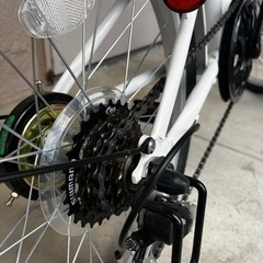 決まりました！折りたたみ自転車　20インチ　シマノ6段ギアの画像