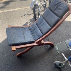 リサイクルショップどりーむ荒田店　No8107 チェア　折りたたみ可能♪　の画像