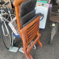 リサイクルショップどりーむ荒田店　No8107 チェア　折りたたみ可能♪　の画像