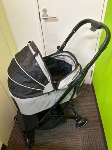 新品！折り畳みワンタッチ 2way ペットカート 分離式 対面式