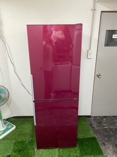 北九州市内配送無料　保証付き　AQUA アクア AQR-D28D(R) [冷蔵庫 （275L・右開き） 2ドア ルージュ]