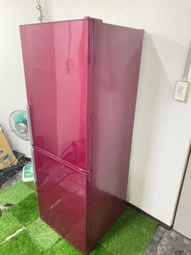 北九州市内配送無料　保証付き　AQUA アクア AQR-D28D(R) [冷蔵庫 （275L・右開き） 2ドア ルージュ]