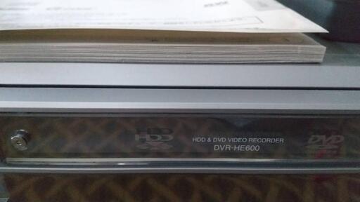 DVDレコーダー、リモコン、説明書