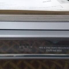 DVDレコーダー、リモコン、説明書