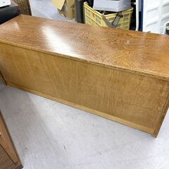 テレビボード 幅120×奥行39.5×高さ45ｃｍ 和風 時代箪笥風 ガラス扉 引き出し レトロ風 TVボード 札幌市手稲区 テレビボード 幅120×奥行39.5×高さ45cm 和風 時代箪笥風