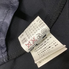 濃紺ガウチョパンツ　ワイドパンツの画像