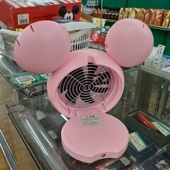 【ドリーム川西店御来店限定】  ミッキーコンパクト扇風機 ピンク 【2002982255666194】の画像
