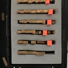 真鍮材　活版文字　4mmの画像