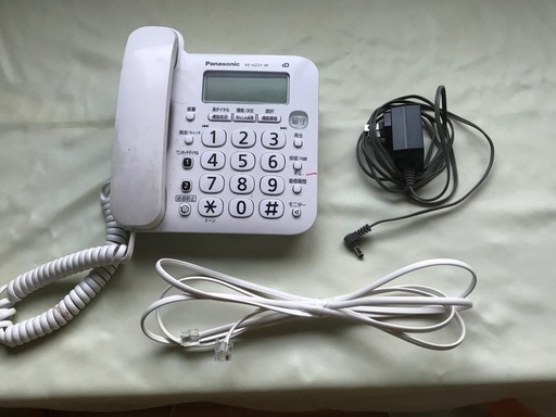 電話機　パナソニック　VE-GZ21-W