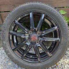 スタッドレス　ホイールセット　ザインSS　15インチ　4穴　165/55R15の画像