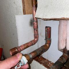 老朽化した銅管の入替致します - 生活トラブル