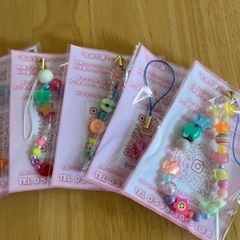 【バンドメイド】ビーズストラップ