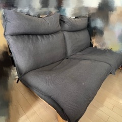 【無料❗️8/30まで】無印良品ハイバックリクライニングソファ／...