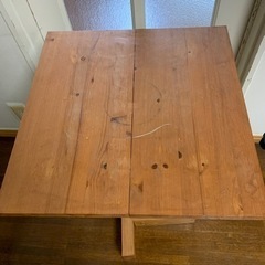花台　無垢材　手作りの画像
