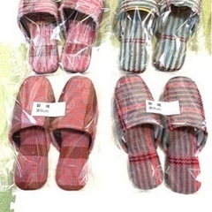☆裂き織りハンドメイドスリッパ☆の画像