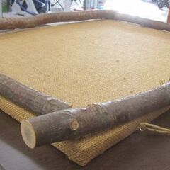 店舗用におすすめ！ 木枝ウェルカムボード 看板 壁掛け インフォメーション板 札幌市北区屯田の画像