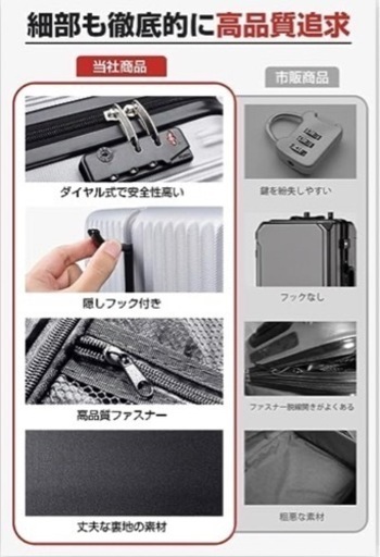 新品⭐️スーツケース 超軽量 大容量 キャリーケース 大型 耐衝撃  TSA 旅行 出張