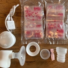 ピジョン電動搾乳機Handyfit+ フリーザーパックおまけ付き...