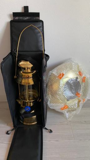 新品未使用品　ペトロマックス HK500 ブラス　リフレクター　ケース付き